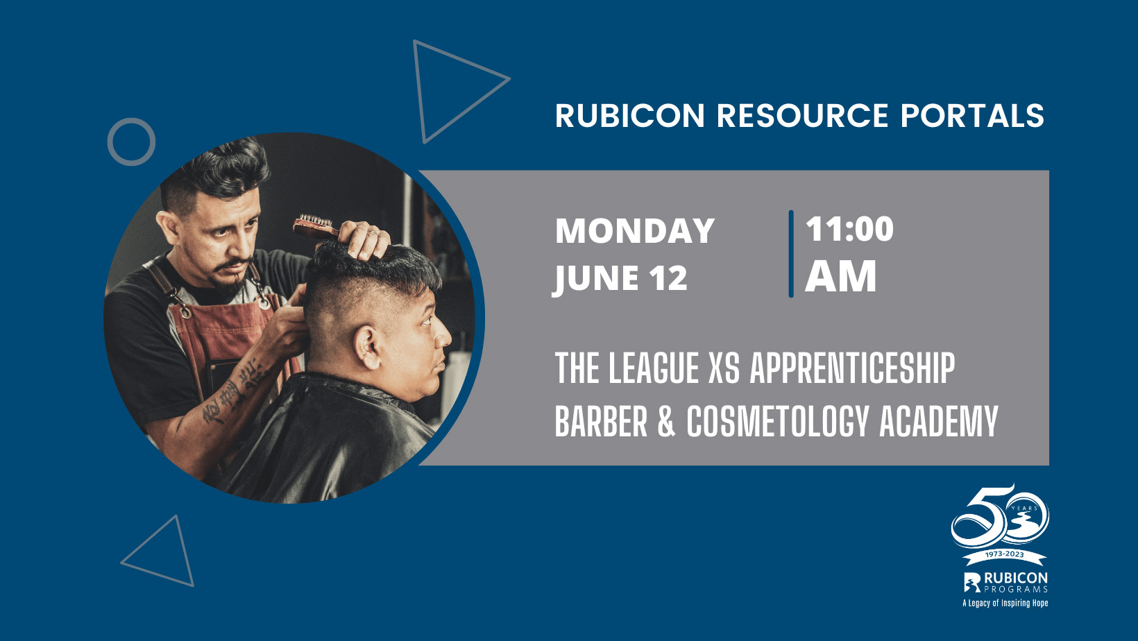 Rubicon Resource Portals event barber & cosmetology