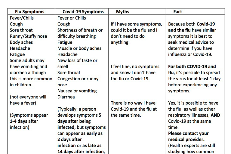 The Flu and Covid-19: What You Should Know