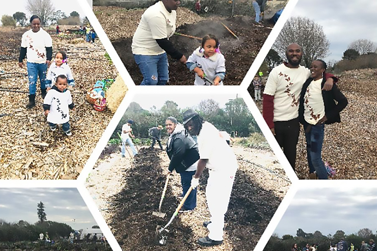 Rubicon Participants honor Dr. King by developing a community garden in North Richmond